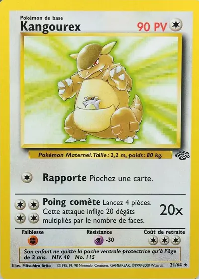 Image de la carte Pokemon Kangourex 21/64