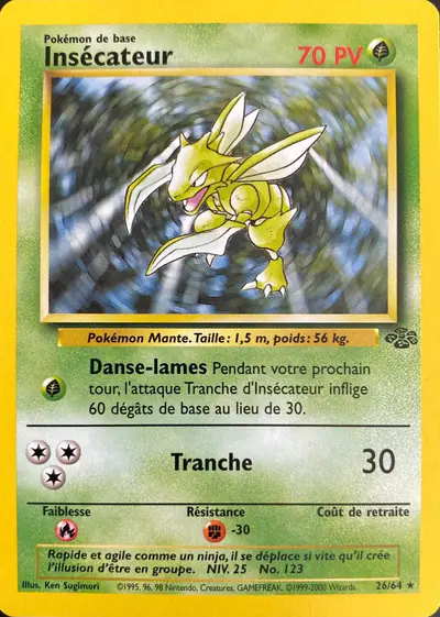 Image de la carte Pokemon Insécateur 26/64