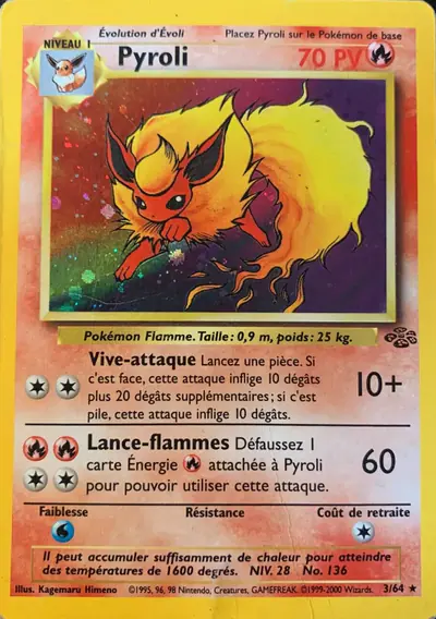 Image de la carte Pokemon Pyroli 3/64