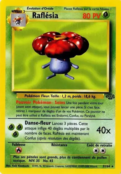 Image de la carte Pokemon Raflésia 31/64