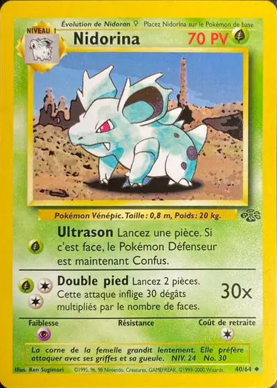 Image de la carte Pokemon Nidorina 40/64