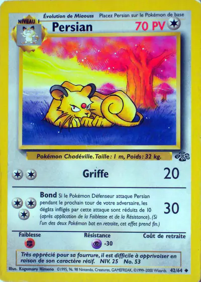 Image de la carte Pokemon Persian 42/64