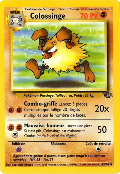 Image de la carte Pokemon Colossinge 43/64