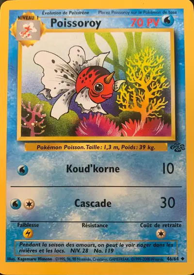 Image de la carte Pokemon Poissoroy 46/64
