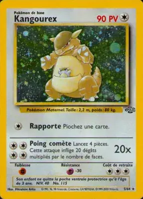 Image de la carte Pokemon Kangourex 5/64