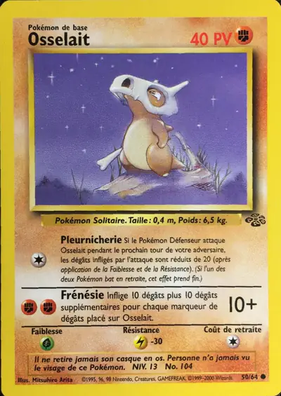 Image de la carte Pokemon Osselait 50/64