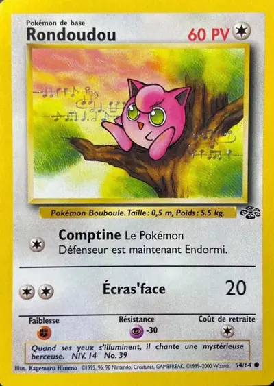 Image de la carte Pokemon Rondoudou 54/64