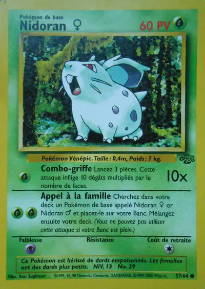 Image de la carte Pokemon Nidoran ♀ 57/64