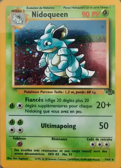 Image de la carte Pokemon Nidoqueen 7/64