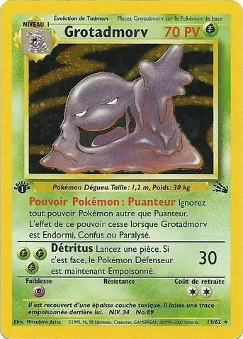 Image de la carte Pokemon Grotadmorv (Édition 1) 13/62