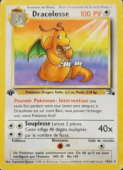 Image de la carte Pokemon Dracolosse (Édition 1) 19/62
