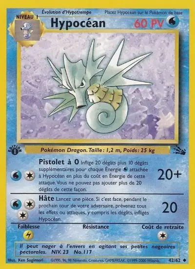 Image de la carte Pokemon Hypocéan (Édition 1) 42/62