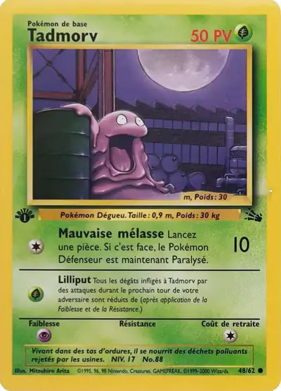 Image de la carte Pokemon Tadmorv (Édition 1) 48/62