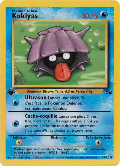 Image de la carte Pokemon Kokiyas (Édition 1) 54/62