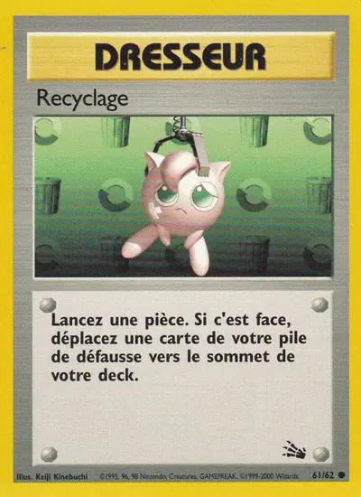 Image de la carte Pokemon Recyclage (Édition 1) 61/62