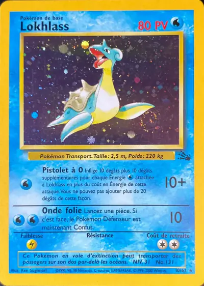 Image de la carte Pokemon Lokhlass 10/62