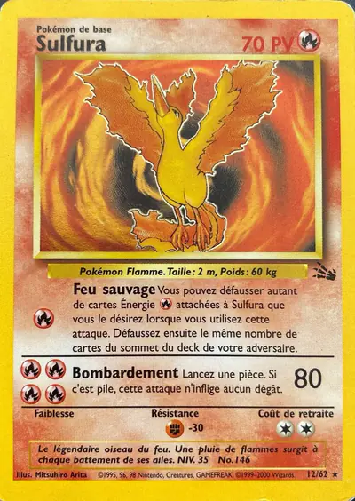 Image de la carte Pokemon Sulfura 12/62