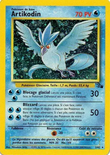 Image de la carte Pokemon Artikodin 2/62