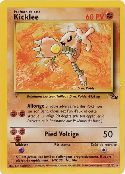 Image de la carte Pokemon Kicklee 22/62