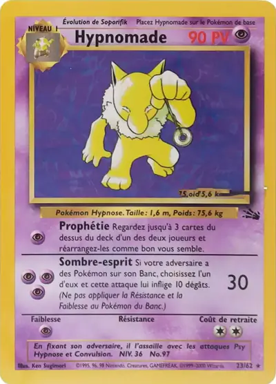 Image de la carte Pokemon Hypnomade 23/62