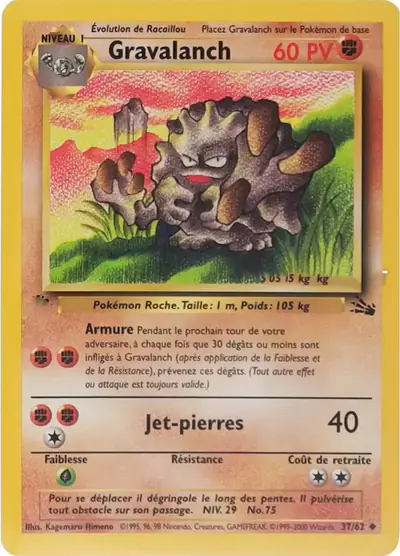 Image de la carte Pokemon Gravalanch 37/62