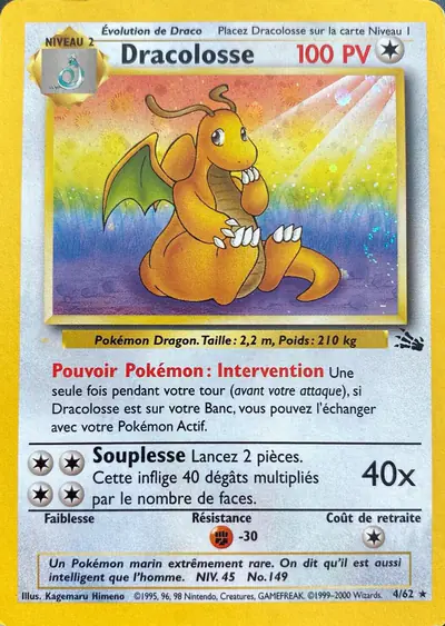 Image de la carte Pokemon Dracolosse 4/62