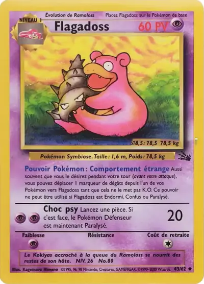 Image de la carte Pokemon Flagadoss 43/62