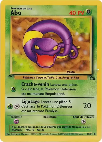 Image de la carte Pokemon Abo 46/62