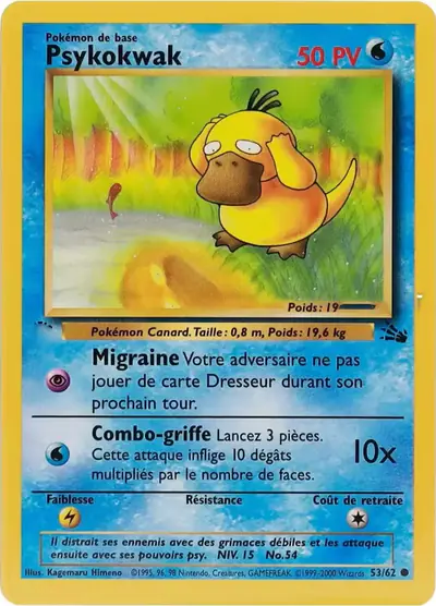 Image de la carte Pokemon Psykokwak 53/62