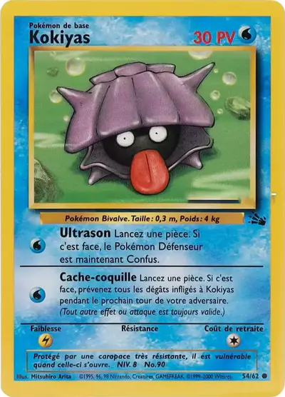 Image de la carte Pokemon Kokiyas 54/62