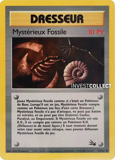 Image de la carte Pokemon Mystérieux Fossile 62/62