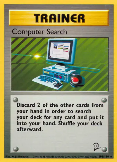 Image de la carte Pokemon Computer Search 101/130