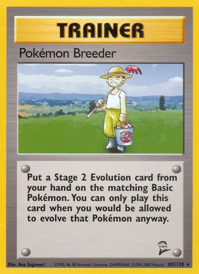 Image de la carte Pokemon Pokémon Breeder 105/130