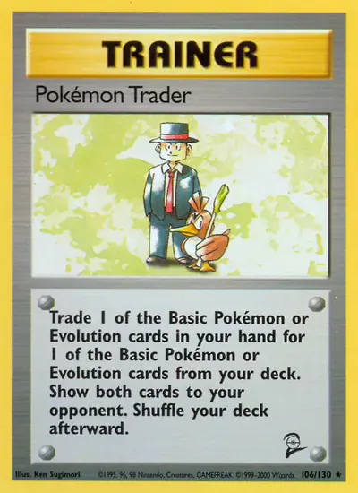 Image de la carte Pokemon Marchand de Pokémon 106/130