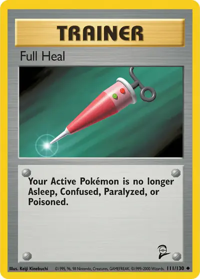 Carte Pokémon Full Heal 111/130 — Base Set 2