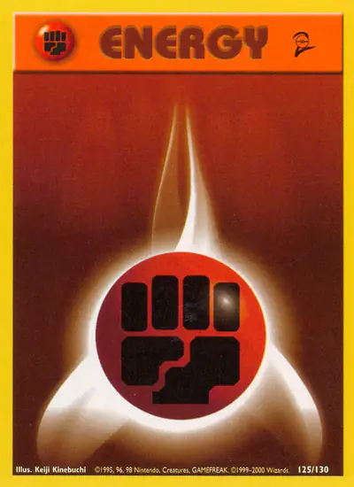 Image de la carte Pokemon Fighting Energy 125/130