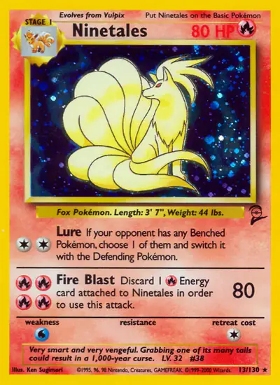 Image de la carte Pokemon Ninetales 13/130