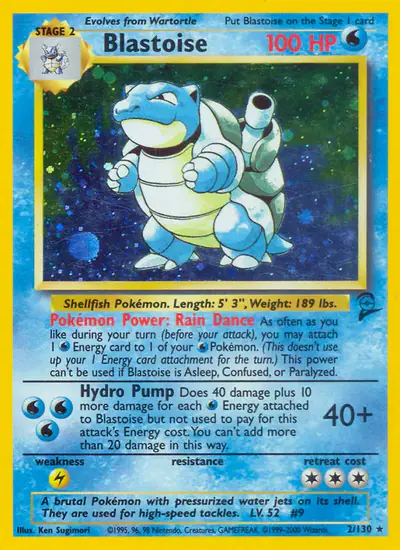 Image de la carte Pokemon Blastoise 2/130