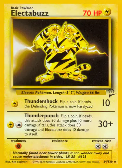 Image de la carte Pokemon Electabuzz 24/130
