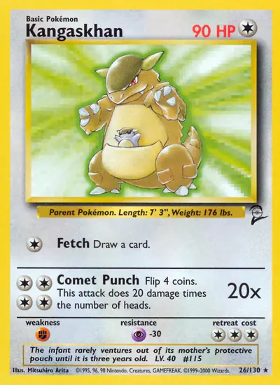 Image de la carte Pokemon Kangaskhan 26/130