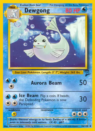 Image de la carte Pokemon Dewgong 36/130