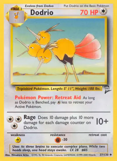 Image de la carte Pokemon Dodrio 37/130