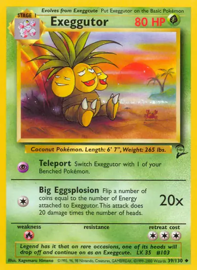 Image de la carte Pokemon Exeggutor 39/130