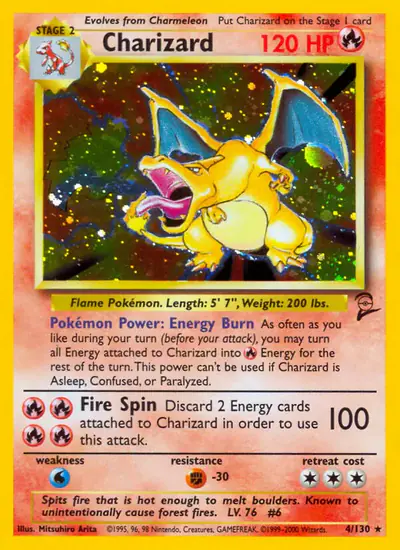 Image de la carte Pokemon Dracaufeu 4/130