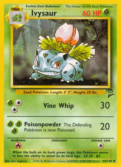 Image de la carte Pokemon Ivysaur 44/130