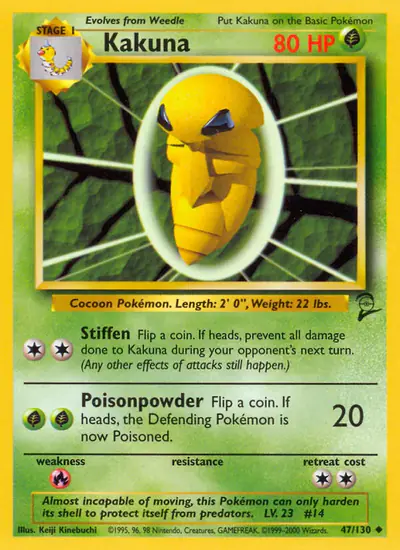 Image de la carte Pokemon Kakuna 47/130