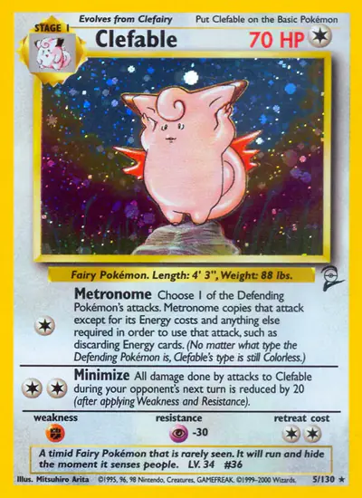 Image de la carte Pokemon Clefable 5/130