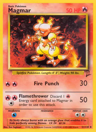 Image de la carte Pokemon Magmar 51/130