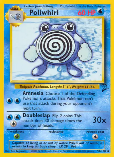 Image de la carte Pokemon Poliwhirl 57/130