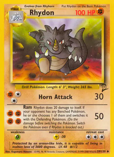 Image de la carte Pokemon Rhydon 59/130